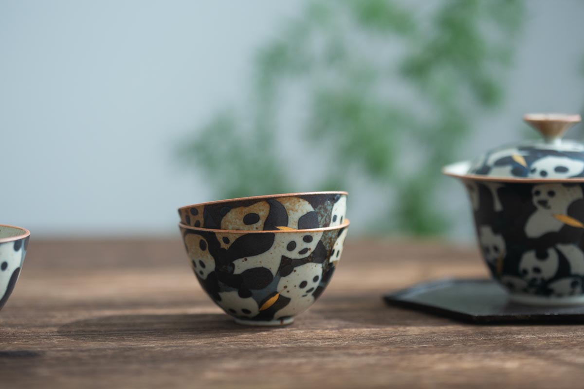 Good Omen Teacup - Panda | BITTERLEAF TEAS