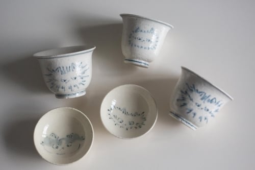 Mischief Qinghua Teacup