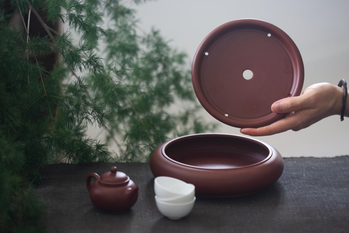 chaozhou zhuni clay tea tray 13 | BITTERLEAF TEAS chaozhou zhuni clay tea tray 13 | BITTERLEAF TEAS