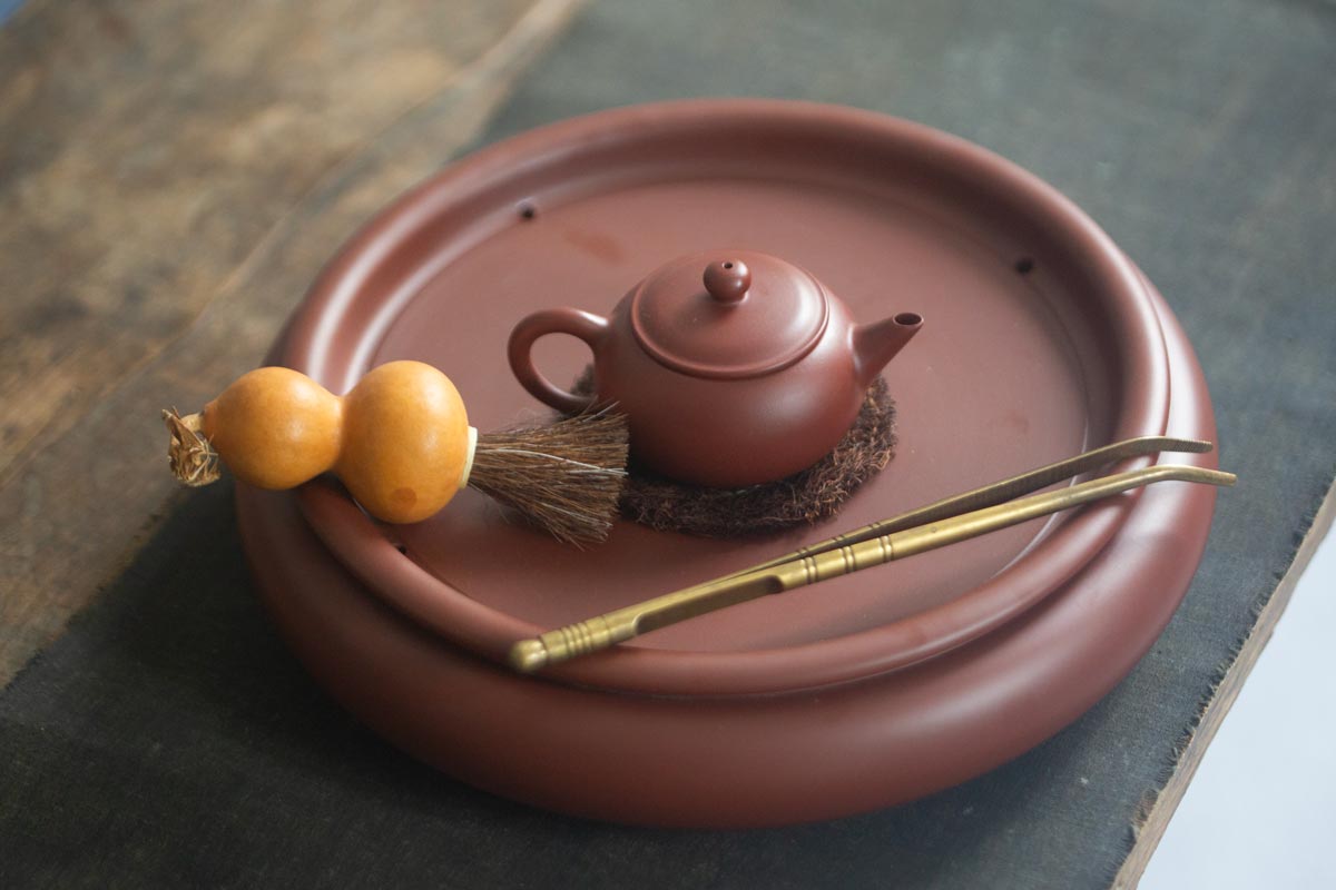 chaozhou zhuni clay tea tray 18 | BITTERLEAF TEAS chaozhou zhuni clay tea tray 18 | BITTERLEAF TEAS