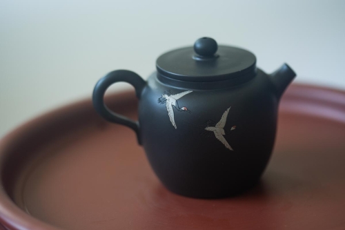 Natural Habitat Jianshui Zitao Teapot - Crane