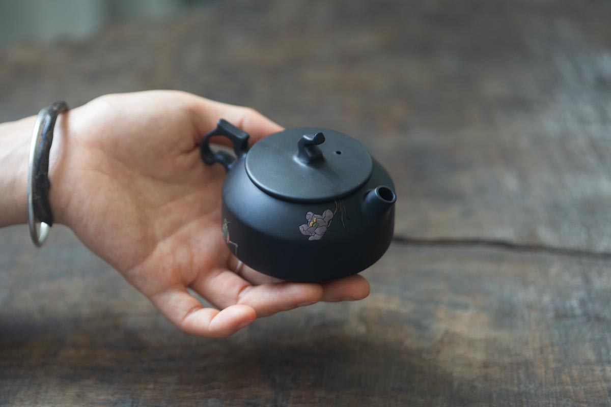 natural habitat jianshui zitao teapot kingfisher lotus 10 | BITTERLEAF TEAS