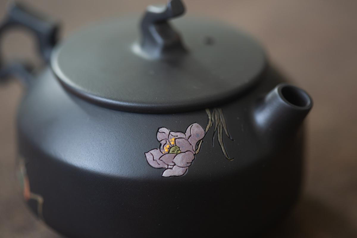 natural habitat jianshui zitao teapot kingfisher lotus 9 | BITTERLEAF TEAS
