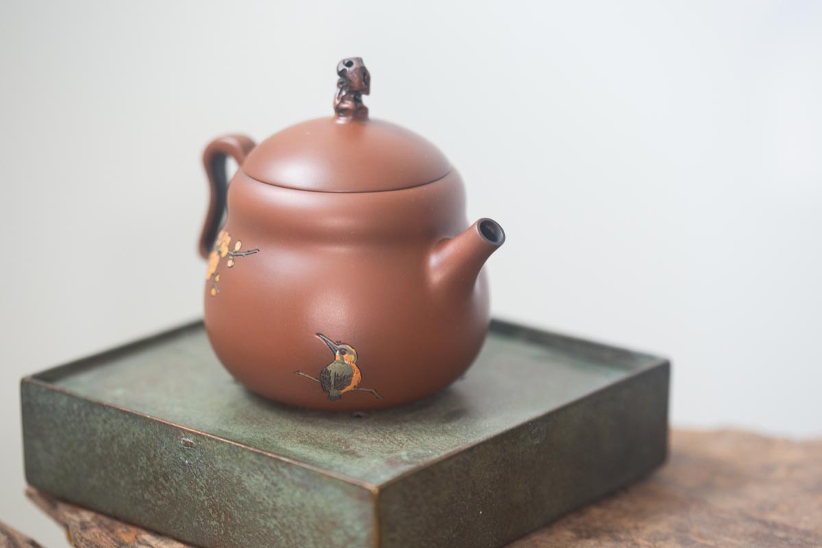 natural habitat jianshui zitao teapot kingfisher plum 7 | BITTERLEAF TEAS