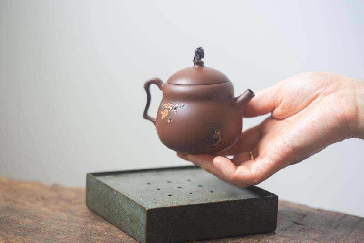 natural habitat jianshui zitao teapot kingfisher plum 9 | BITTERLEAF TEAS