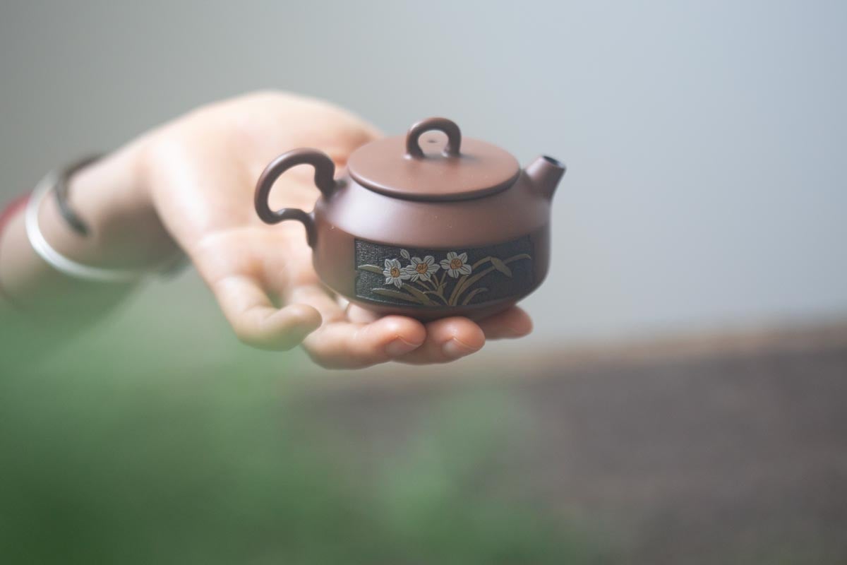 natural habitat jianshui zitao teapot red narcissus 10 | BITTERLEAF TEAS natural habitat jianshui zitao teapot red narcissus 10 | BITTERLEAF TEAS