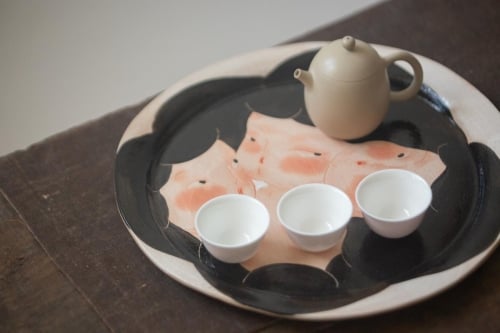 Gossip Tea Tray - Round