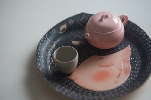 Lucid Blush Mochi Teapot