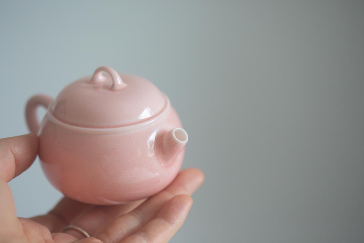 lucid blush mochi teapot 9 26 7 | BITTERLEAF TEAS
