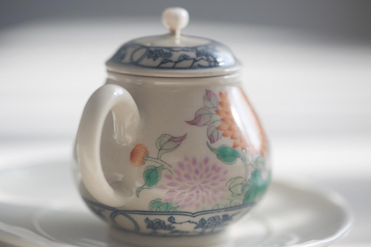 flourish teapot 10 26 8 | BITTERLEAF TEAS