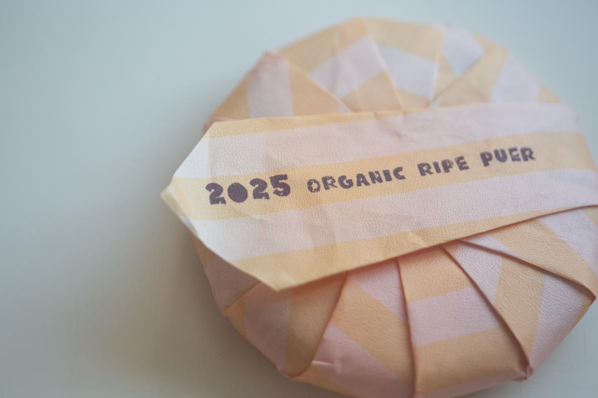 giant cookie 1st grade 2025 organic ripe puer 10 26 9 | BITTERLEAF TEAS giant cookie 1st grade 2025 organic ripe puer 10 26 9 | BITTERLEAF TEAS