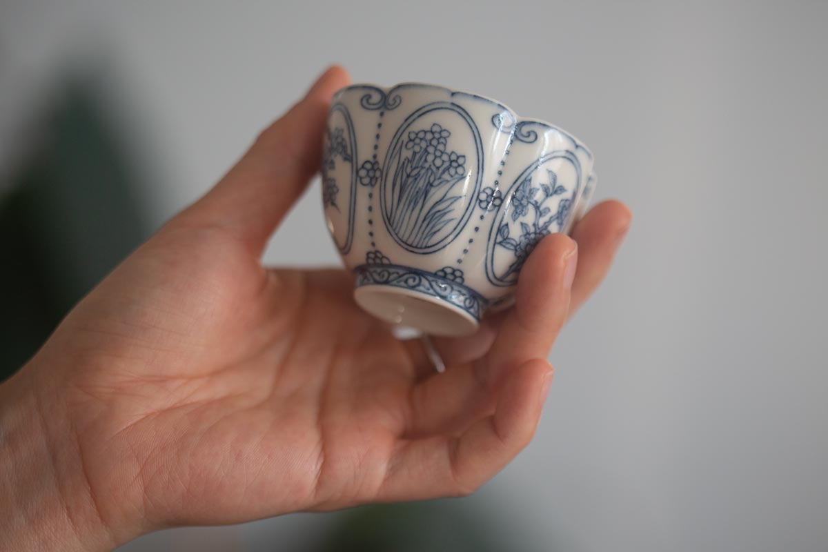 qinghua bloom teacup 10 26 5 | BITTERLEAF TEAS qinghua bloom teacup 10 26 5 | BITTERLEAF TEAS