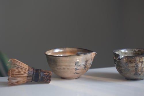 Sage Wood Fired Matcha Pitcher
